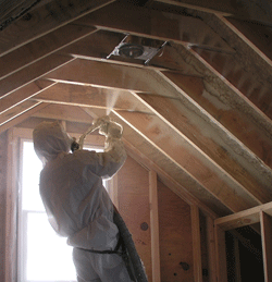 Calgary AB attic spray foam insulation